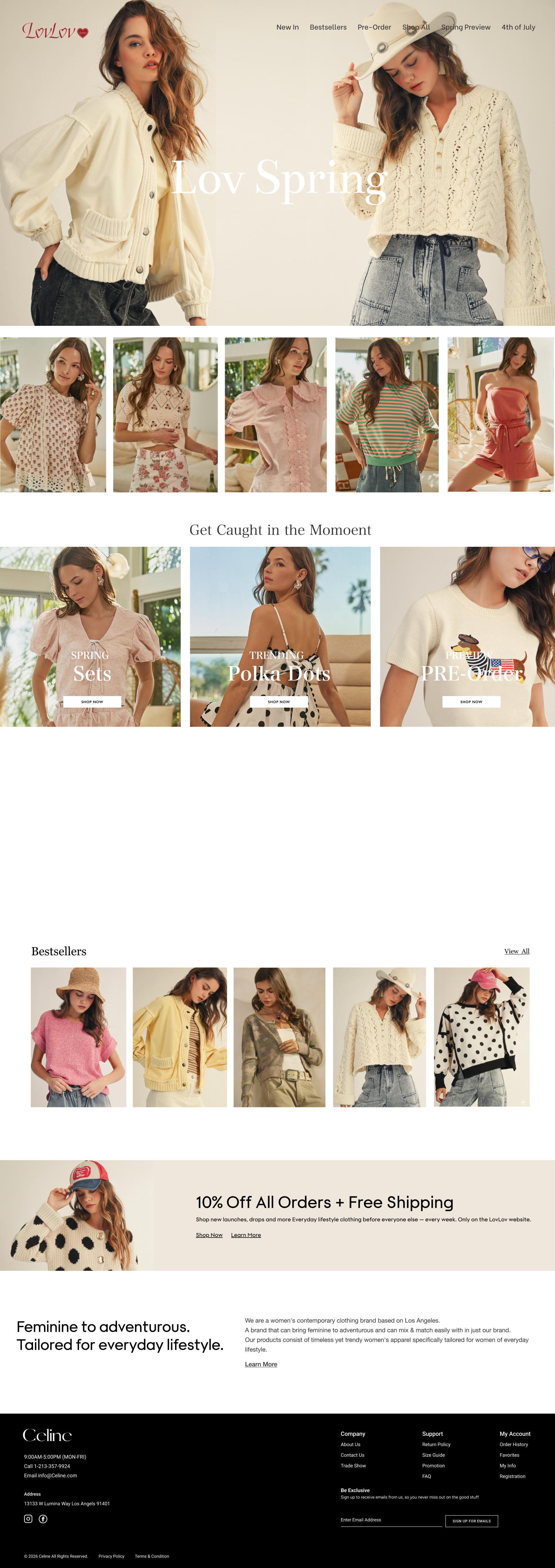 Landing page preview